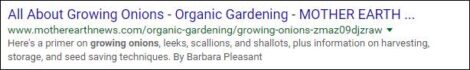 Mother Earth News Blogging Guide to Search Engine Optimization Image